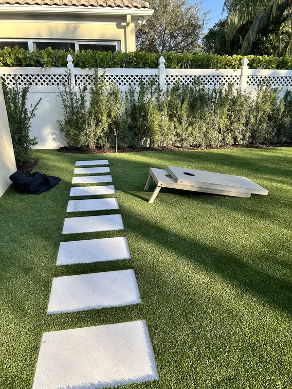 Putting green with fringe